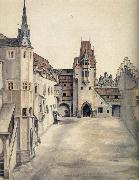 Albrecht Durer, The Courtyard of the Former Castle in innsbruck